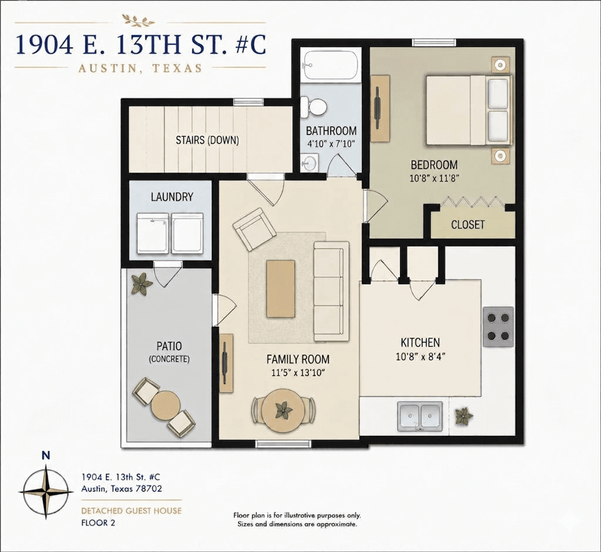 Austin Multiplex: 1904 E 13th St - Unit C