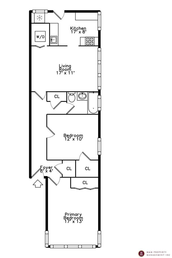 Oak Park Apartment: 628 Harrison