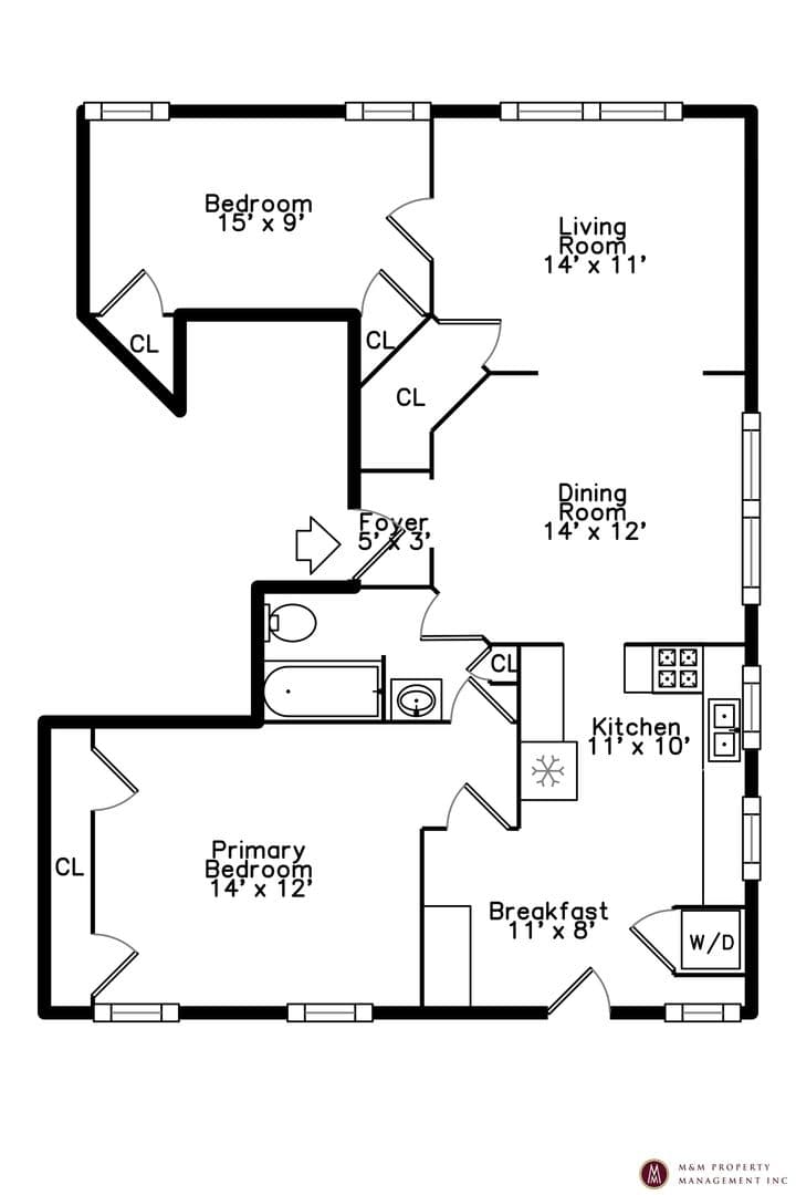Oak Park Apartment: 101 N. Marion Street