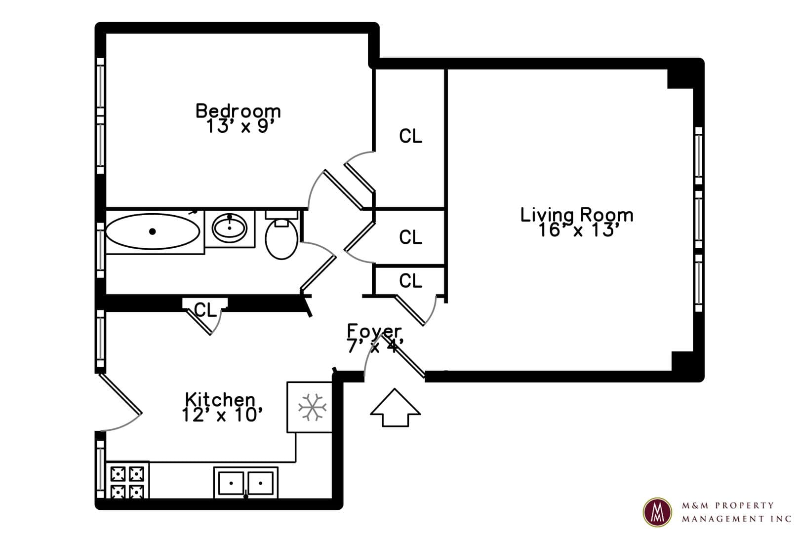 Oak Park Apartment: 319 Harrison