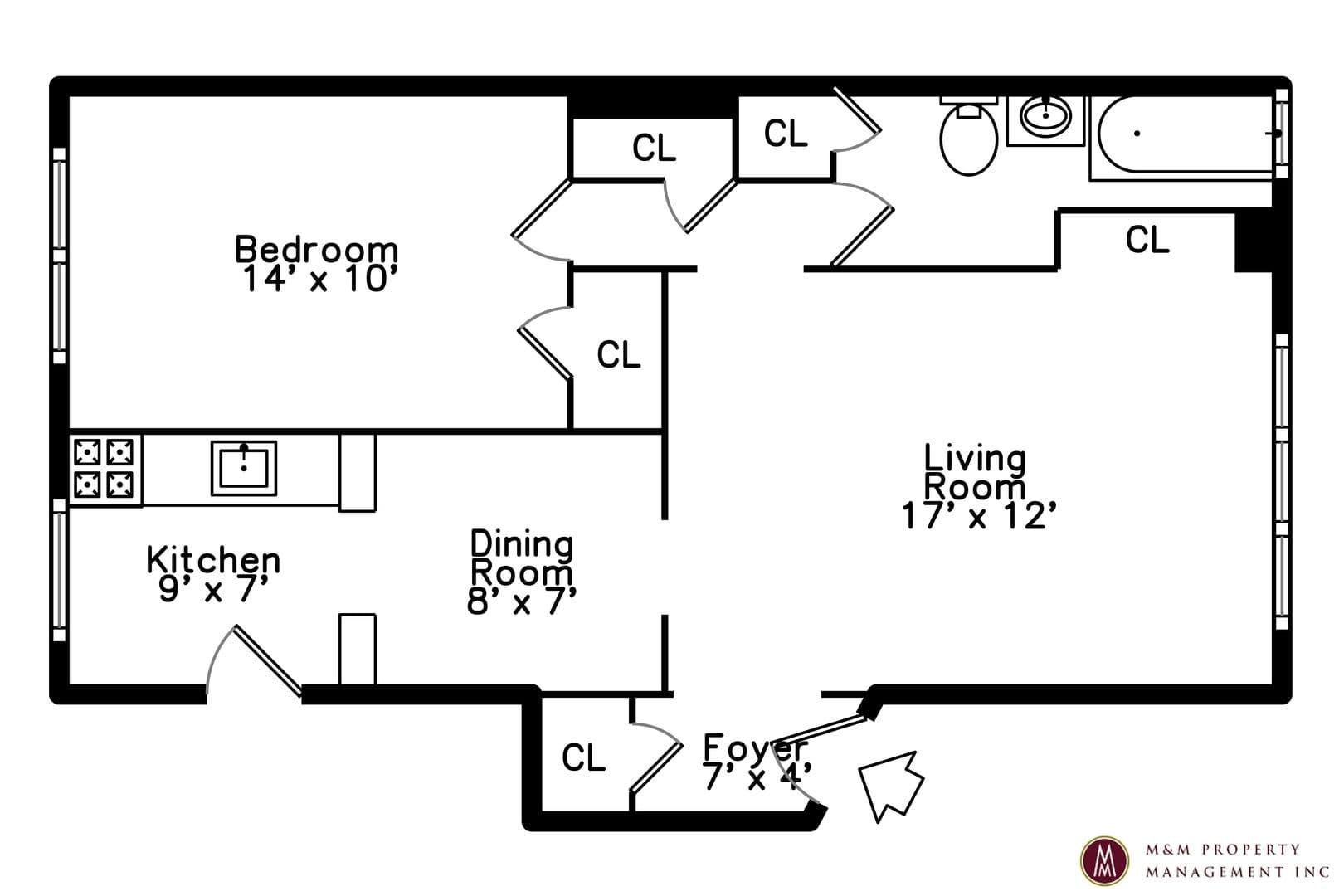 Oak Park Apartment: 458 Washington Blvd