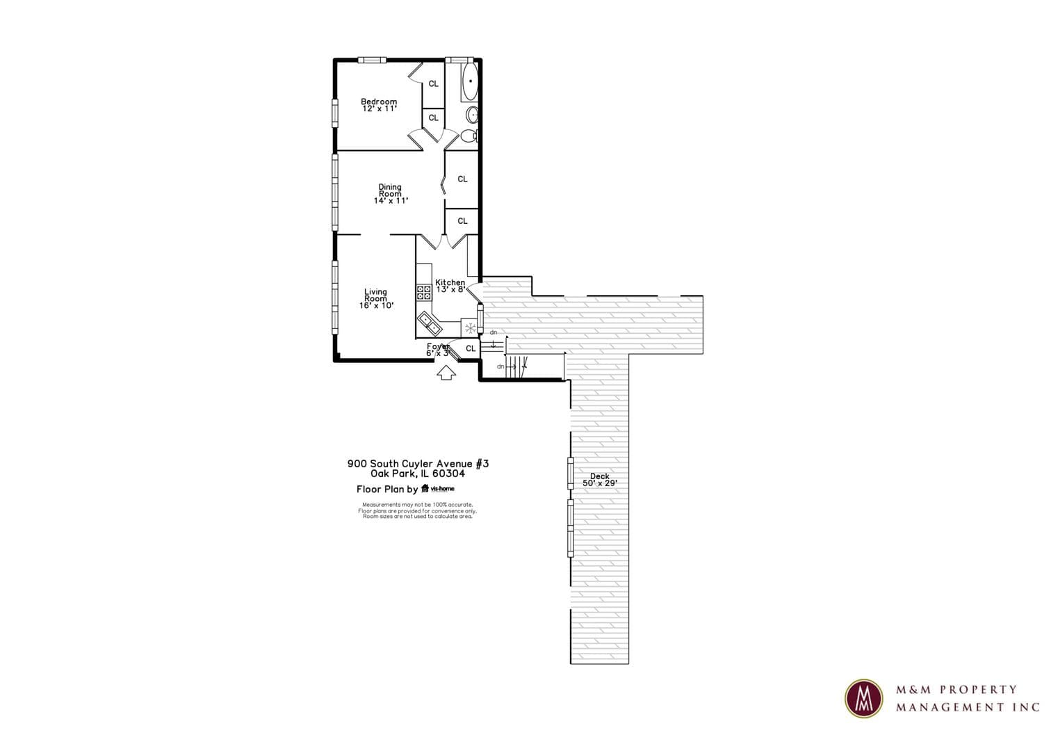 Oak Park Apartment: 327 Harrison
