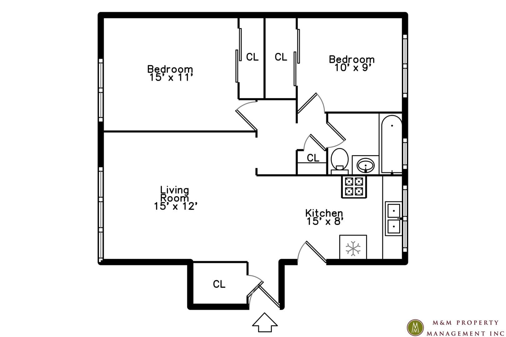 Forest Park Apartment: 1140 S. Dunlop