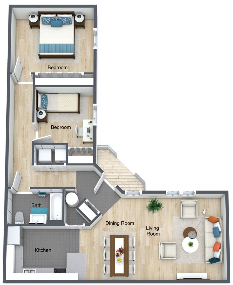 Oakdale Apartment: 1745 Granada Ave N