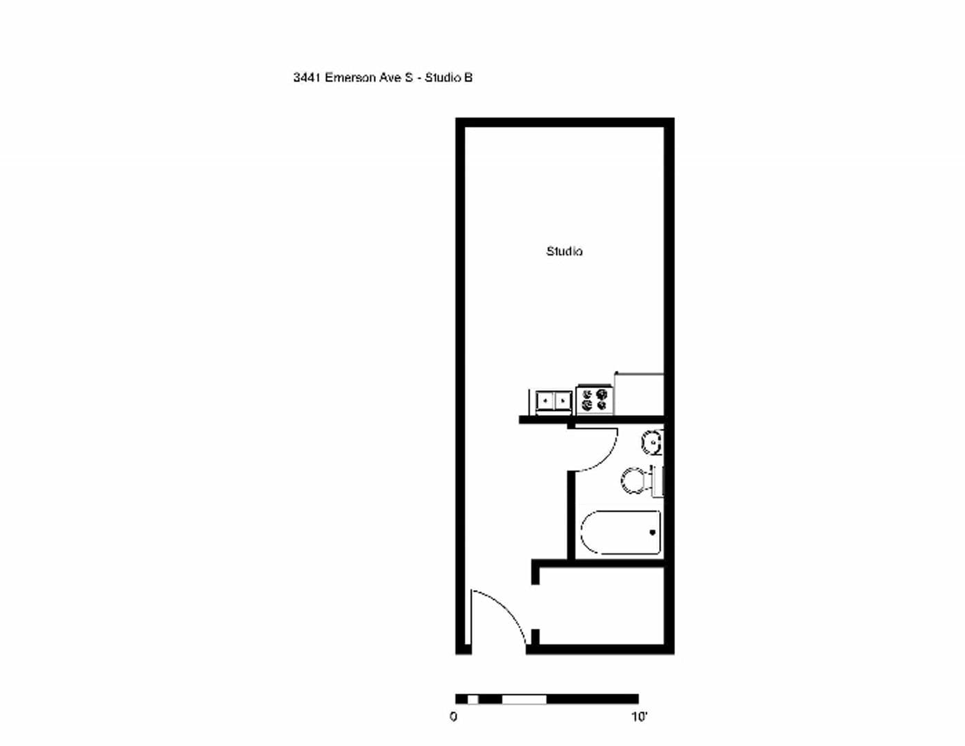 Minneapolis Apartment: 3441 Emerson Ave S