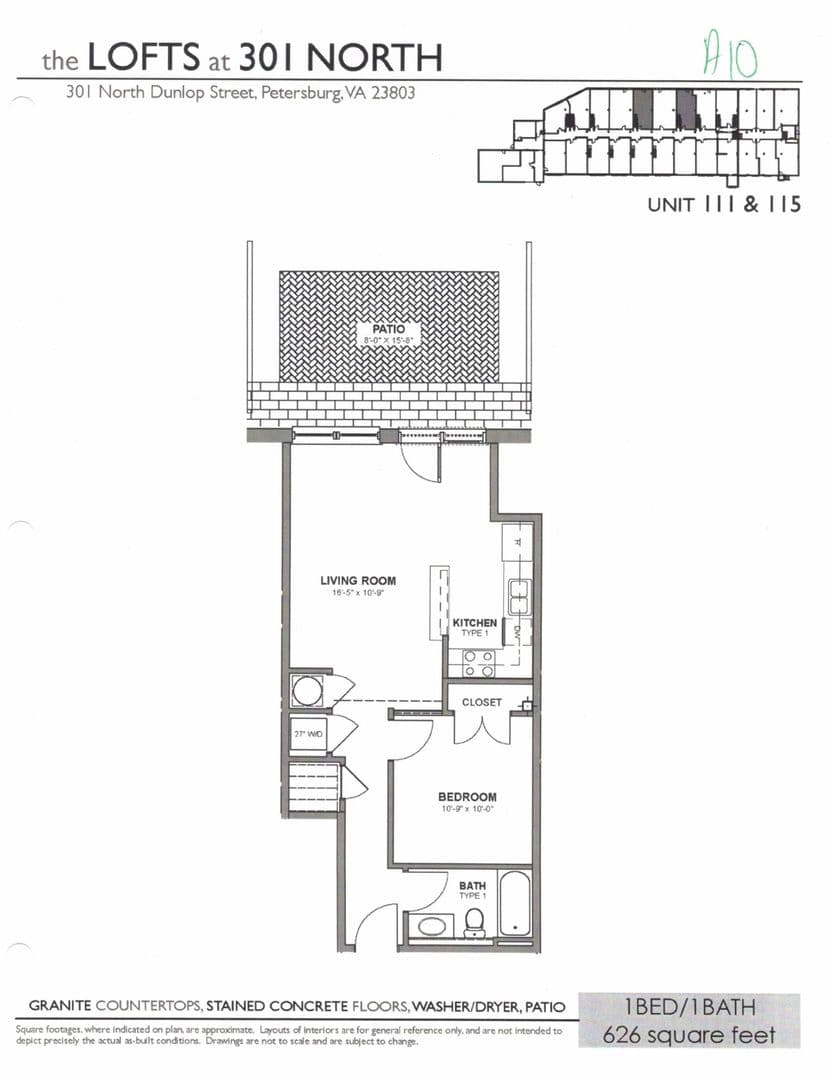 Petersburg Apartment: 301 N Dunlop Street
