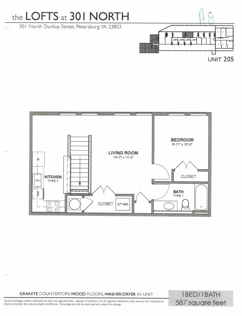 Petersburg Apartment: 301 N Dunlop Street