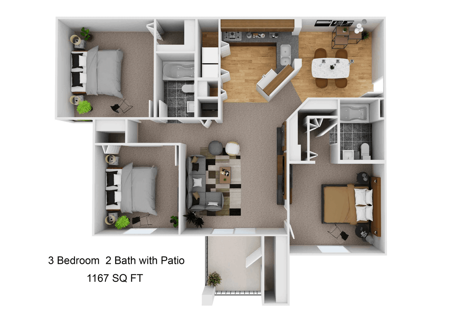 Plant City Apartment: 1001 Fairwinds Circle