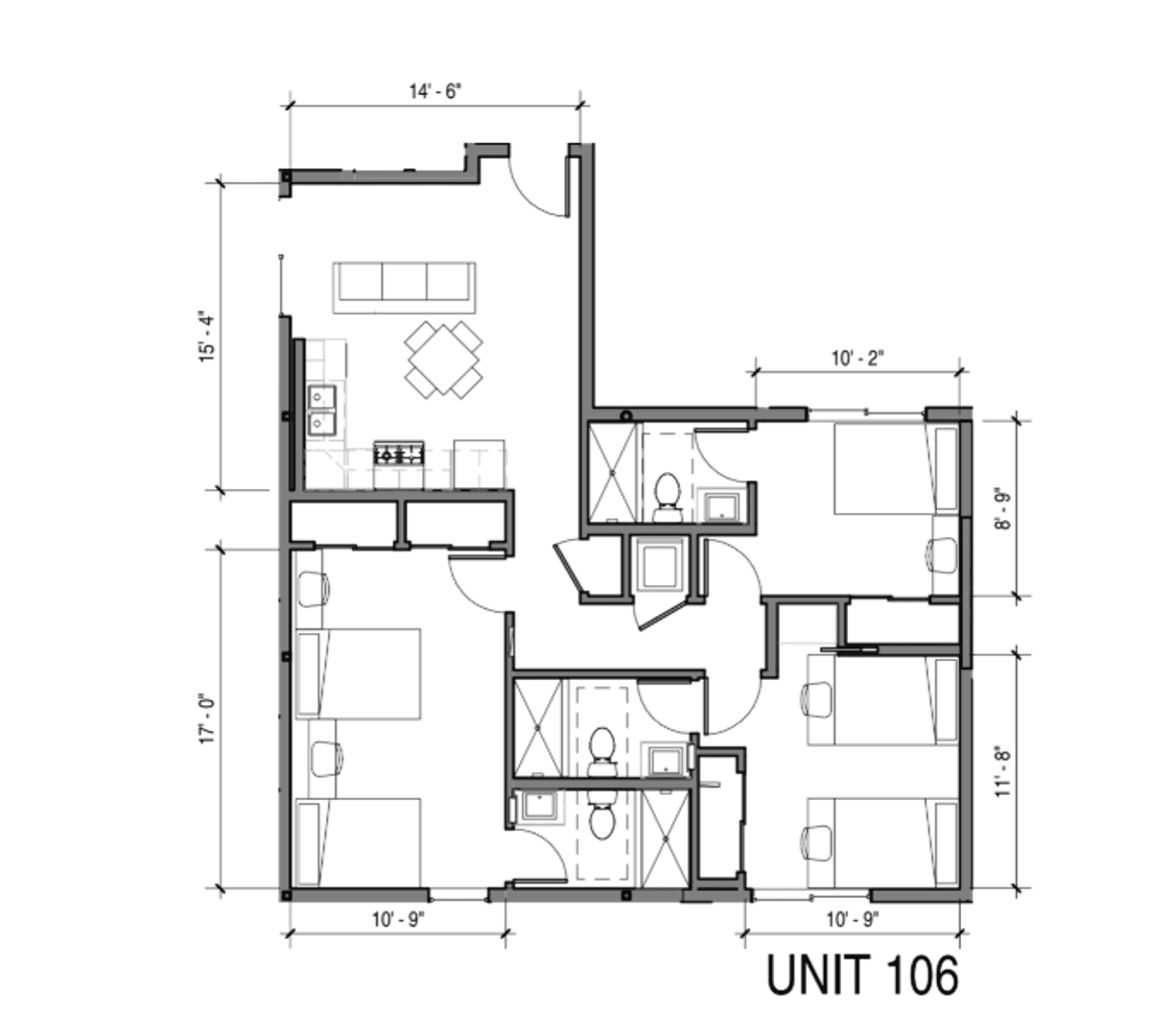 Los Angeles Apartment: 2714 Portland Street