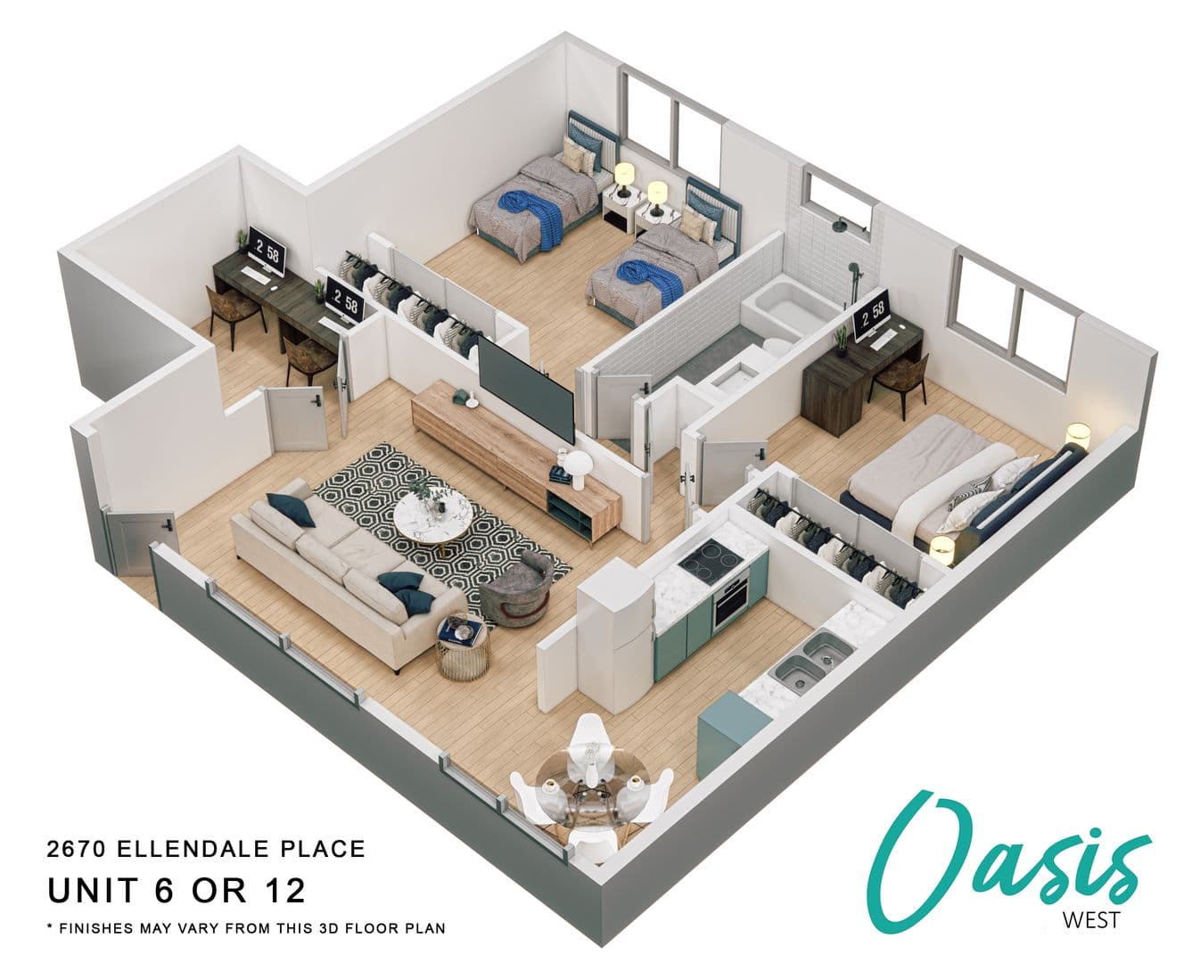 Los Angeles Apartment: 2670 Ellendale Place