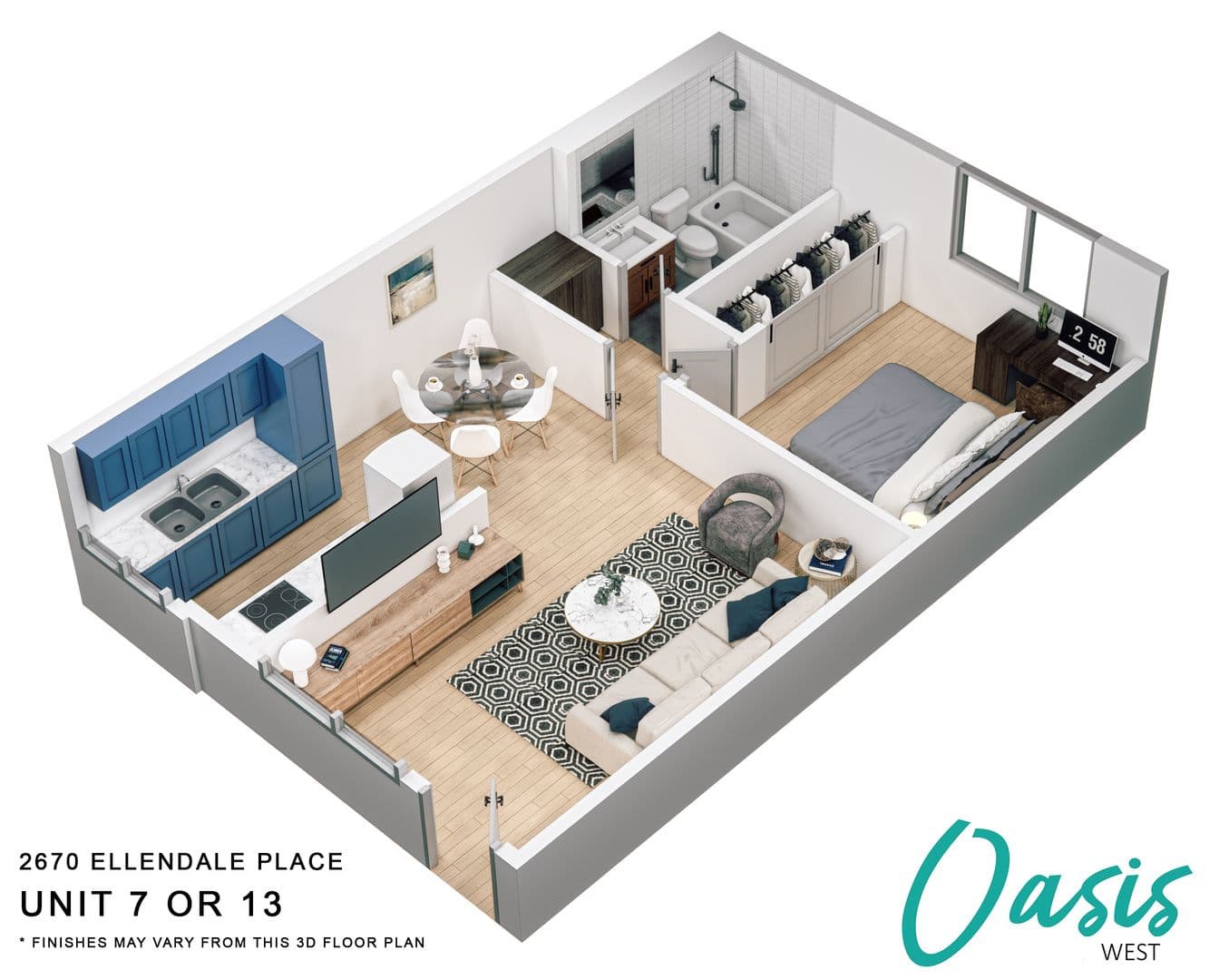 Los Angeles Apartment: 2670 Ellendale Place