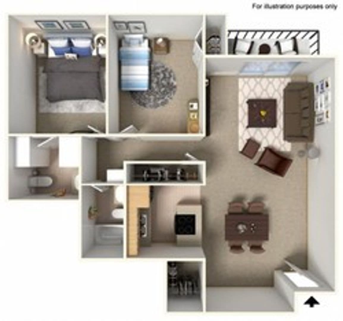 Richland Apartment: 1621 George Washington Way