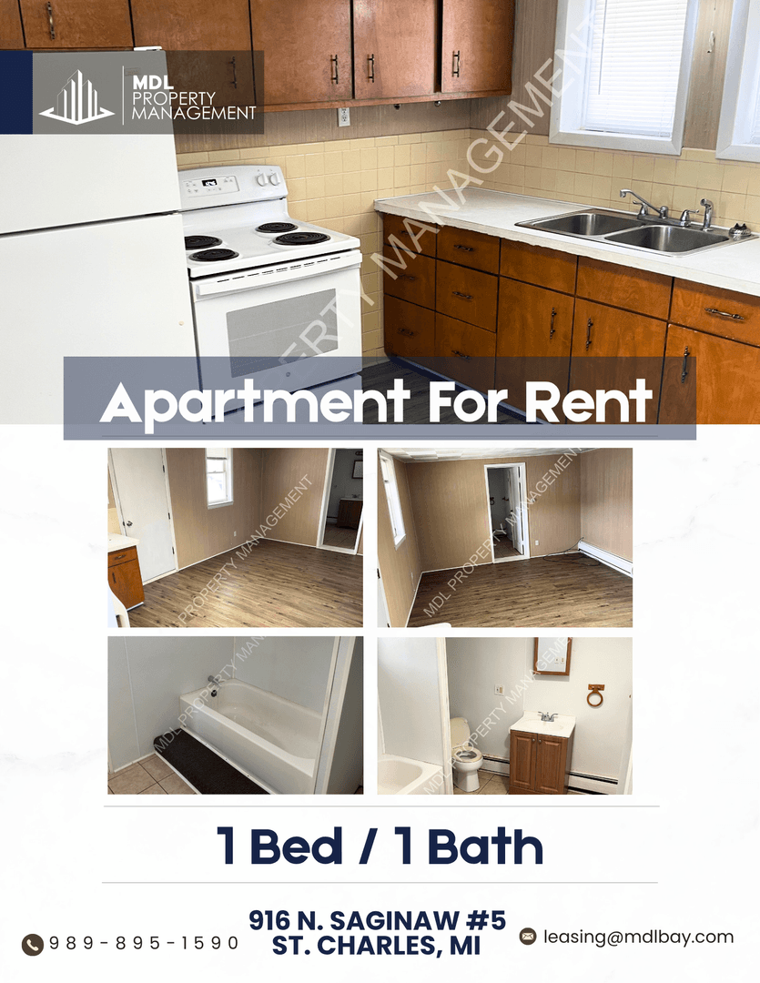 St. Charles Apartment: 916 N Saginaw