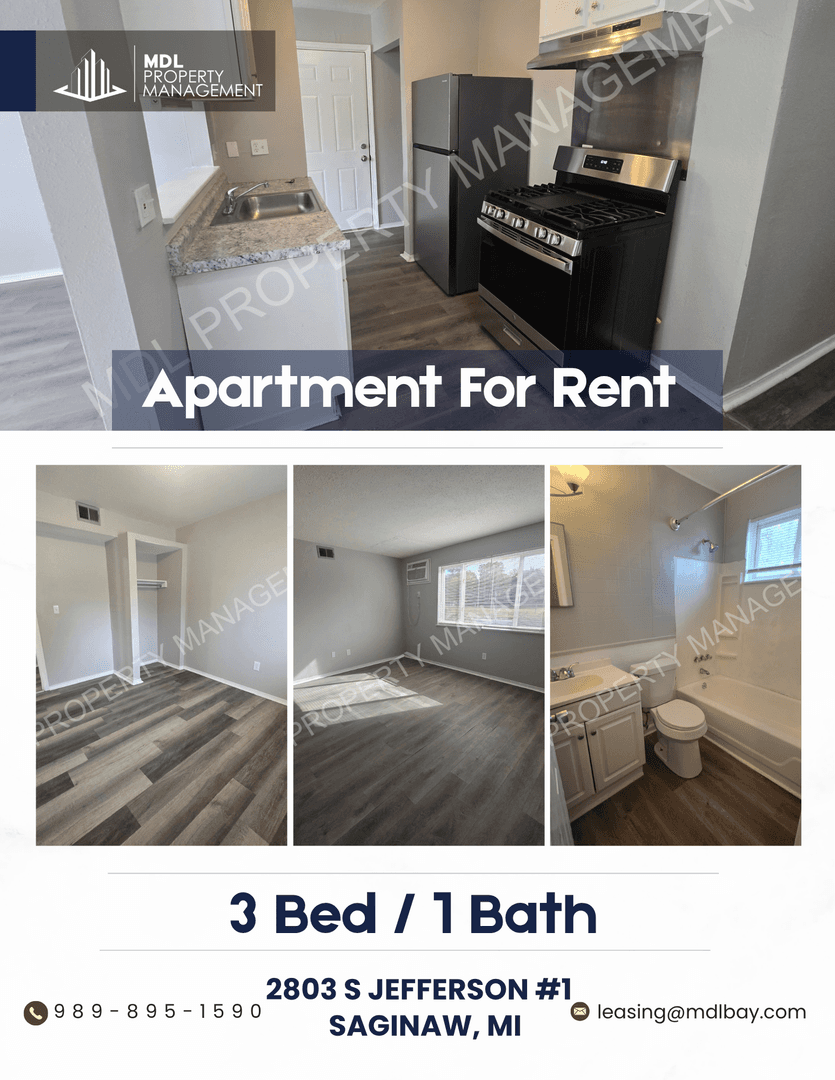 Saginaw Apartment: 2803 S Jefferson