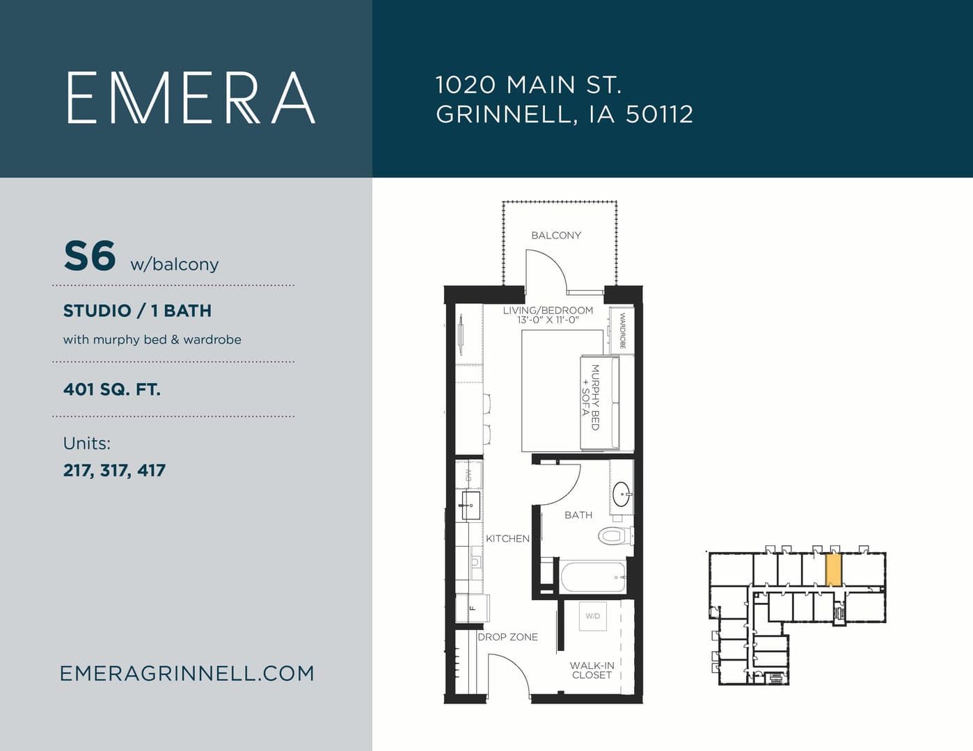 Grinnell Apartment: 1020 Main Street