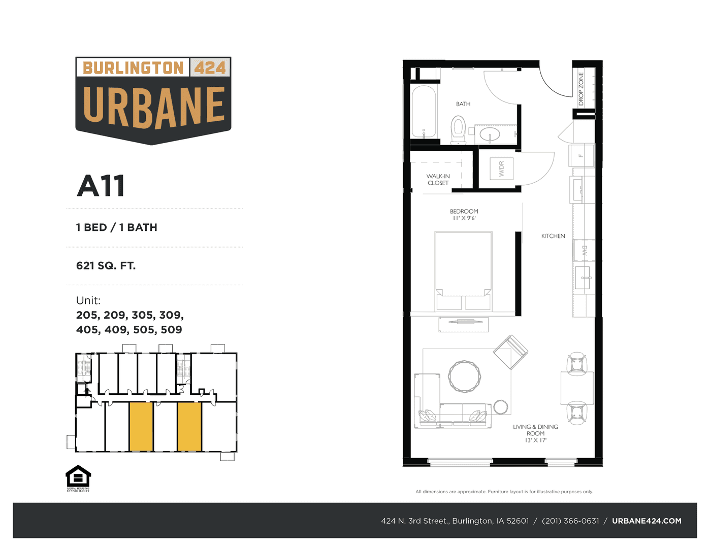 Burlington Apartment: 424 North 3rd Street
