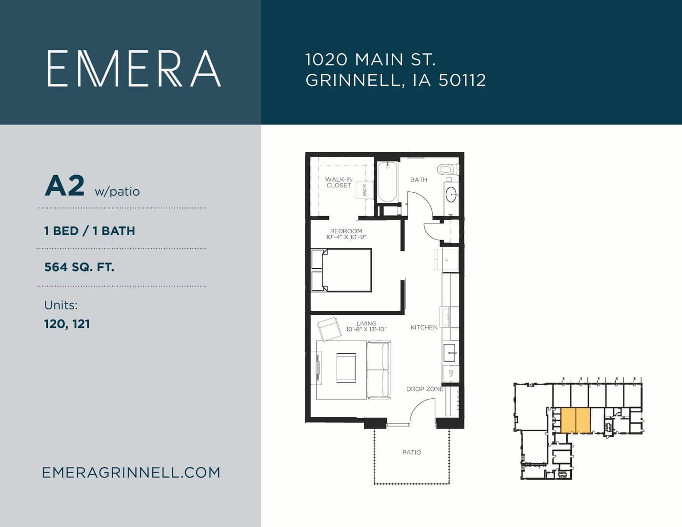 Grinnell Apartment: 1020 Main Street