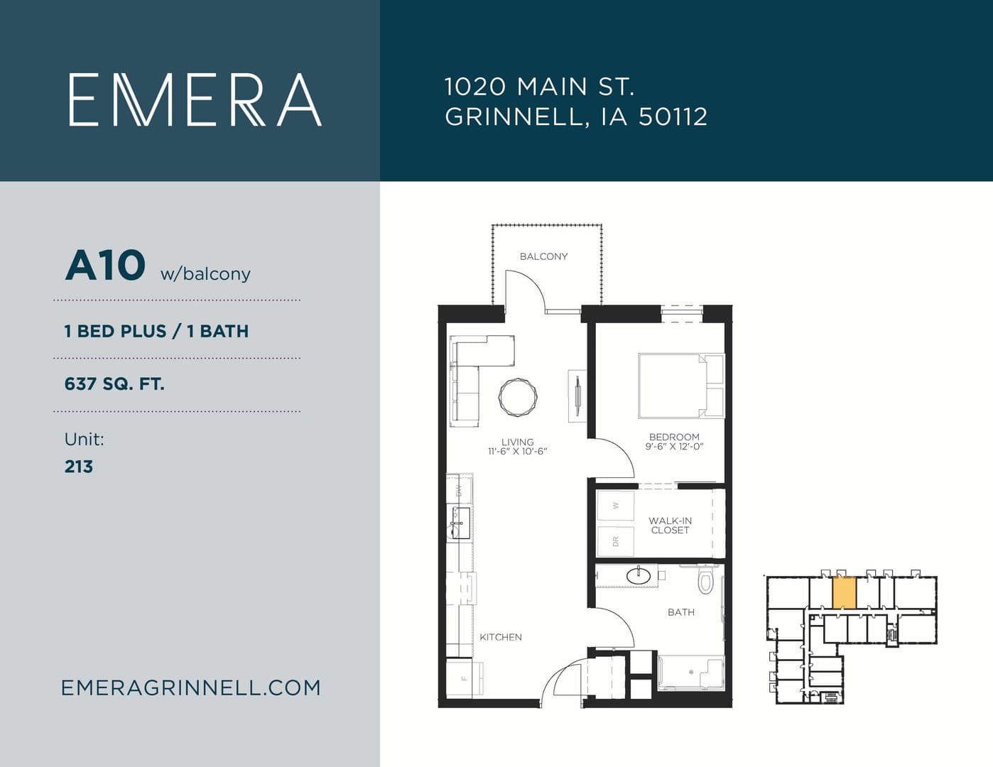 Grinnell Apartment: 1020 Main Street