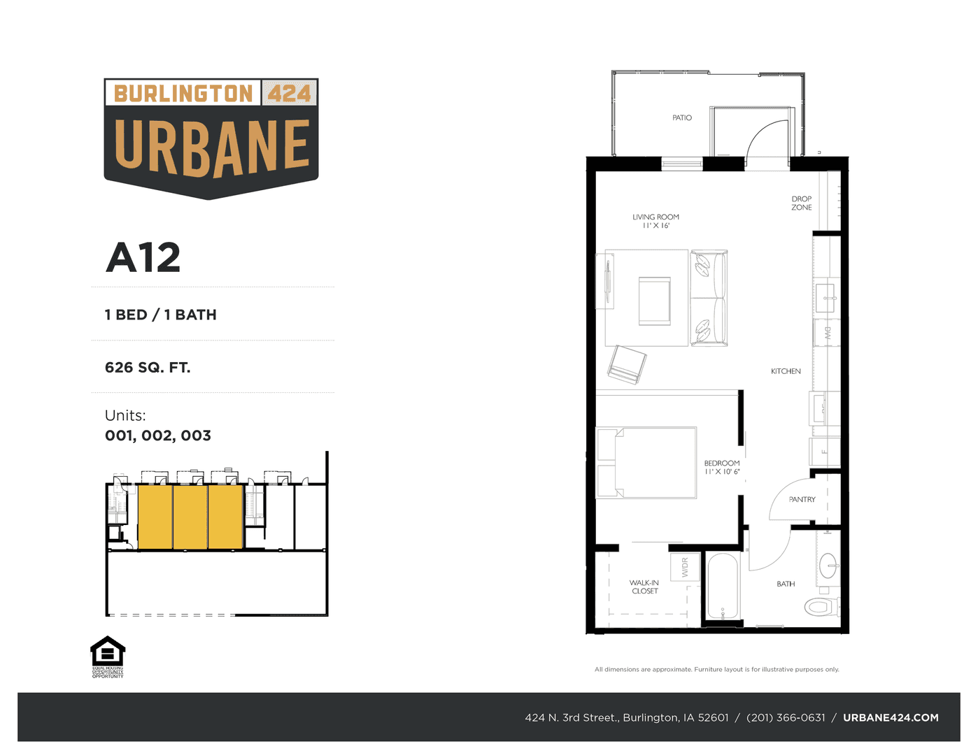 Burlington Apartment: 424 North 3rd Street