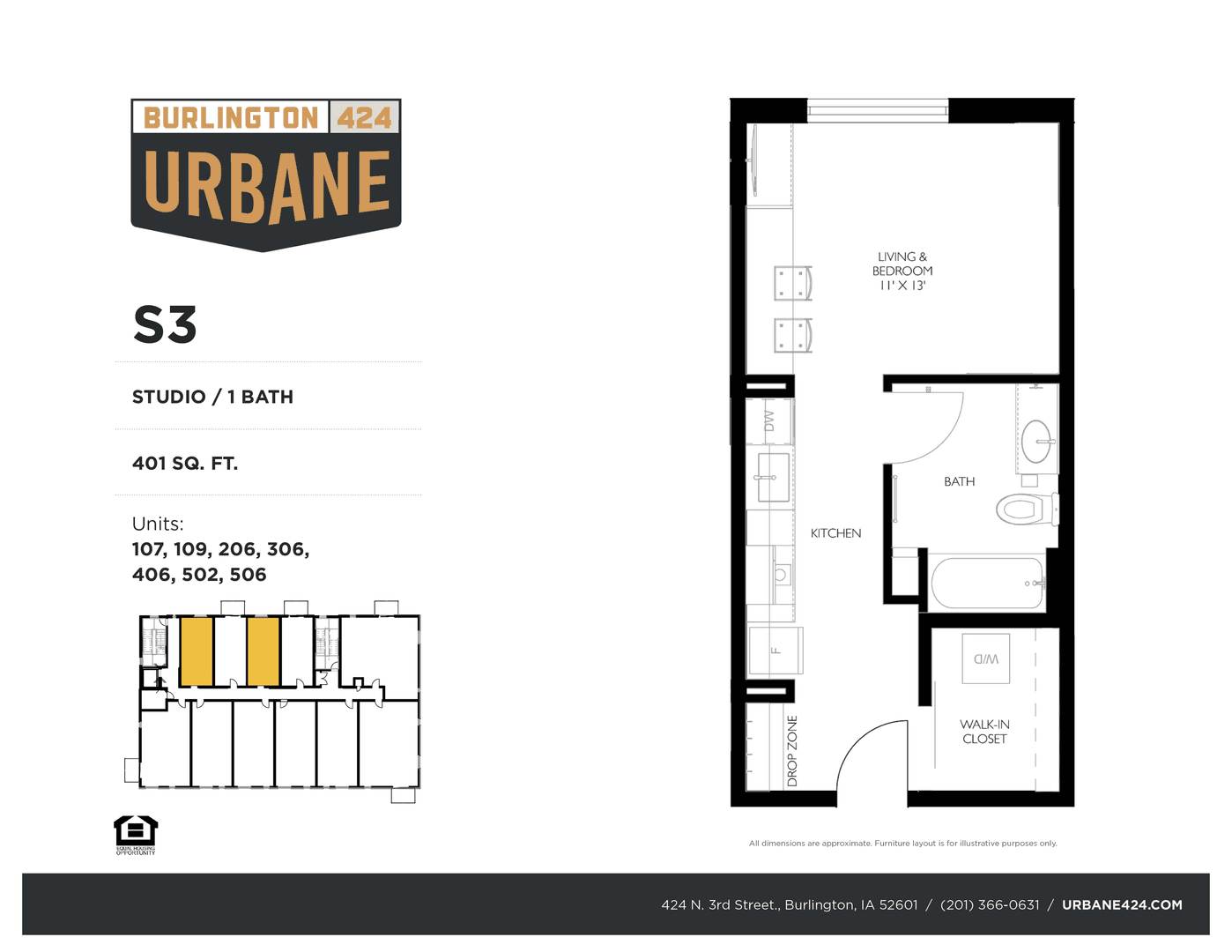 Burlington Apartment: 424 North 3rd Street