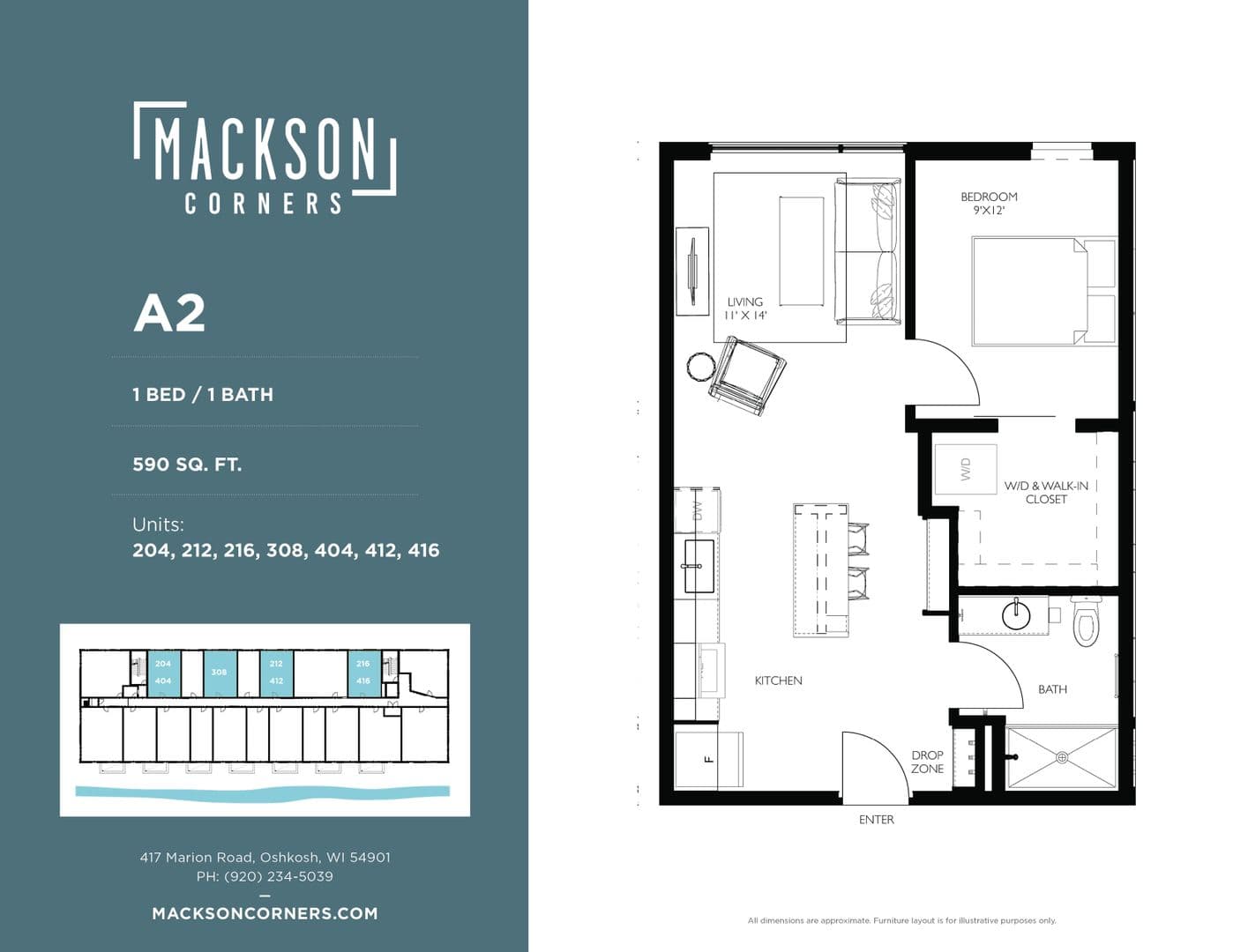Oshkosh Apartment: 417 Marion Road