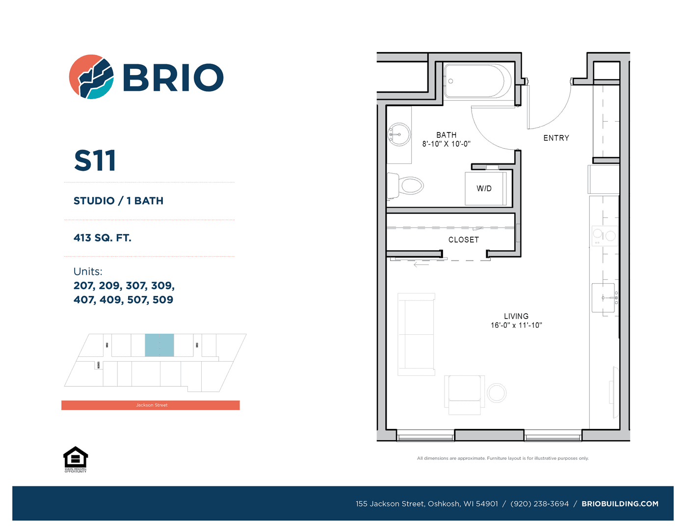 Oshkosh Apartment: 155 Jackson Street