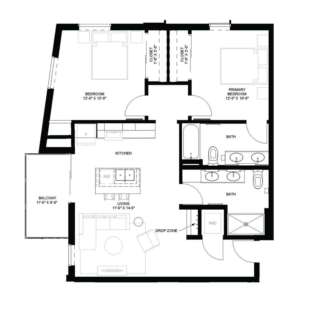 Eau Claire Apartment: 100 N Farwell Street