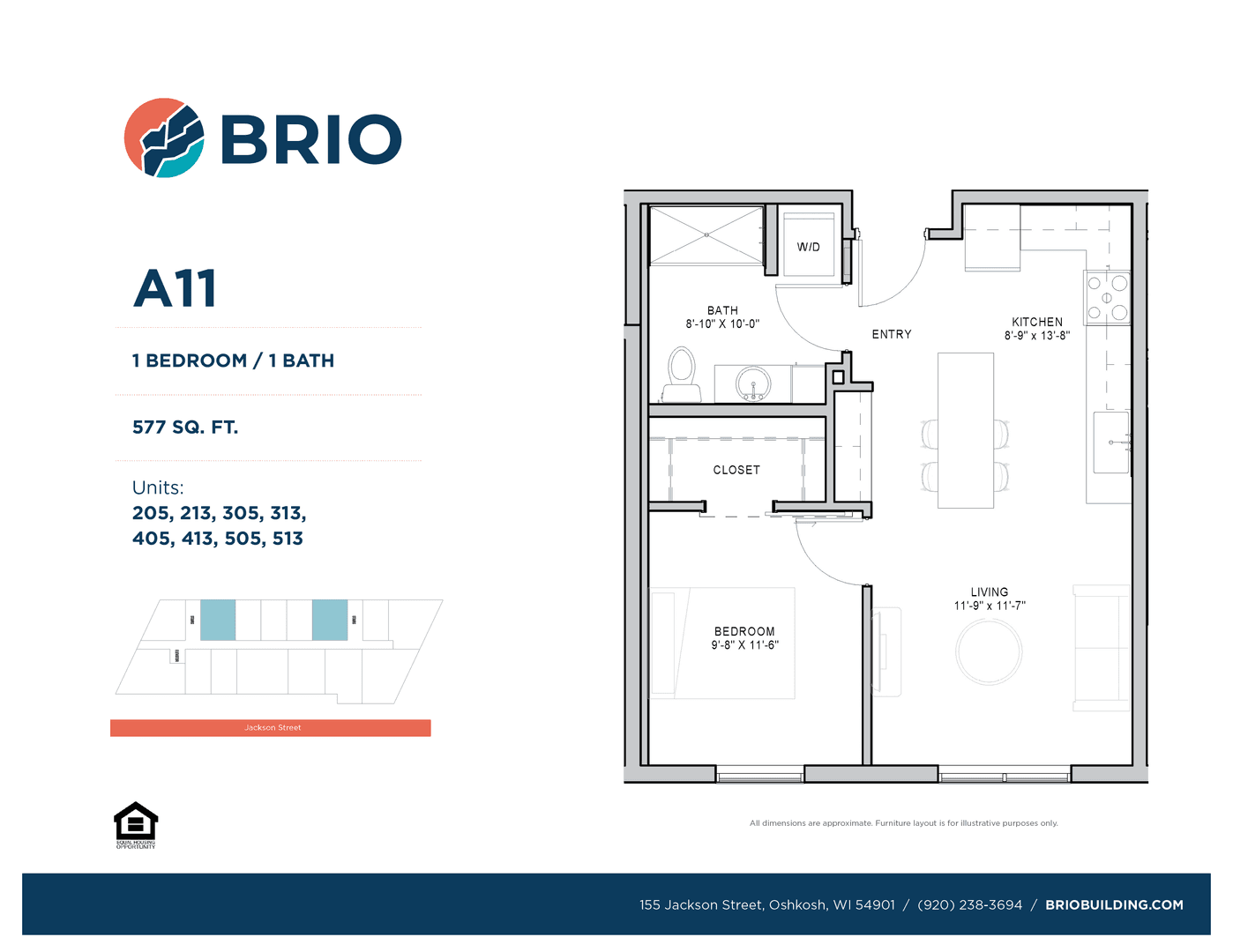 Oshkosh Apartment: 155 Jackson Street