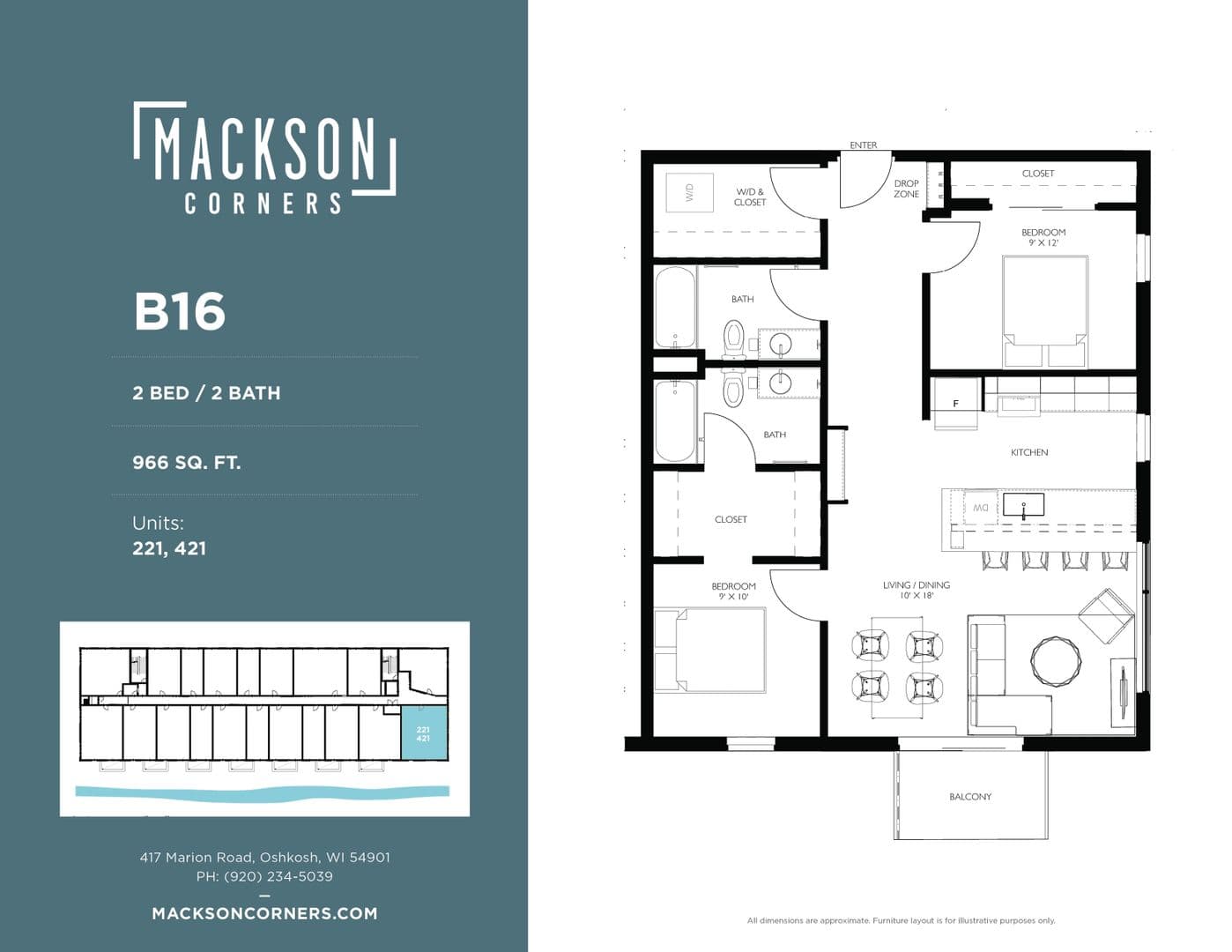 Oshkosh Apartment: 417 Marion Road