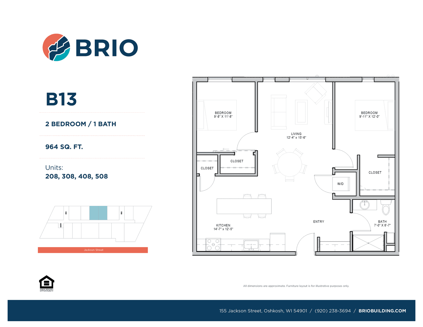 Oshkosh Apartment: 155 Jackson Street