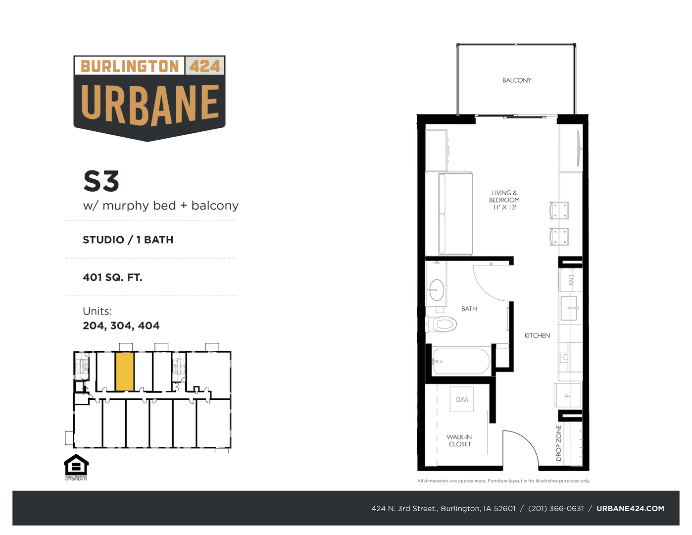 Burlington Apartment: 424 North 3rd Street
