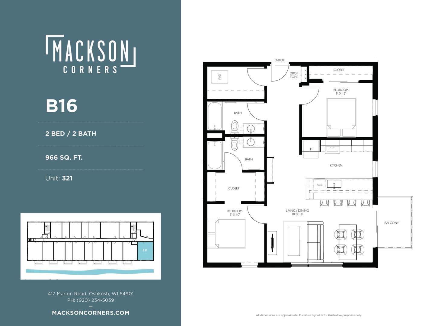 Oshkosh Apartment: 417 Marion Road