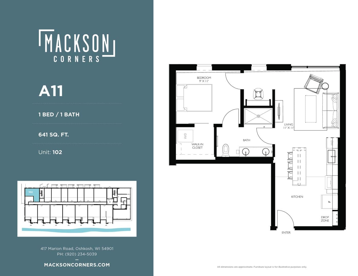 Oshkosh Apartment: 417 Marion Road
