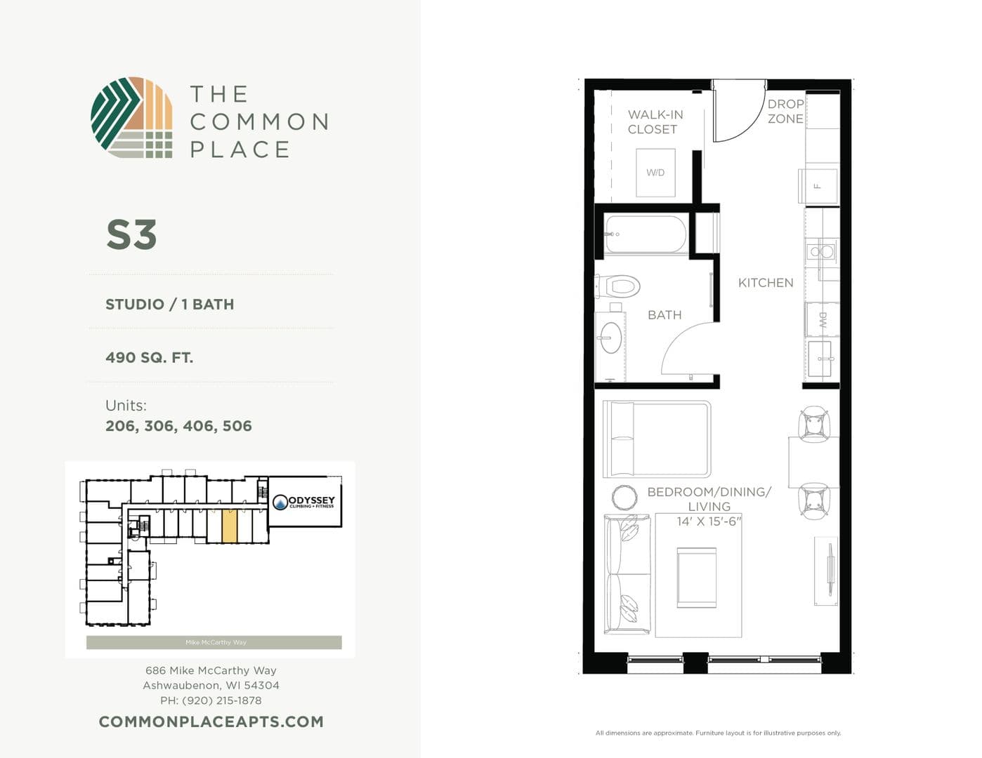 Ashwaubenon Apartment: 686 Mike McCarthy Way