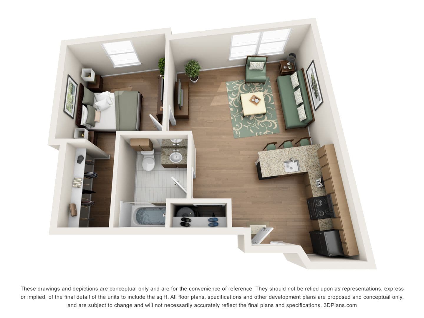 Linden Apartment: 103 S Wood Ave