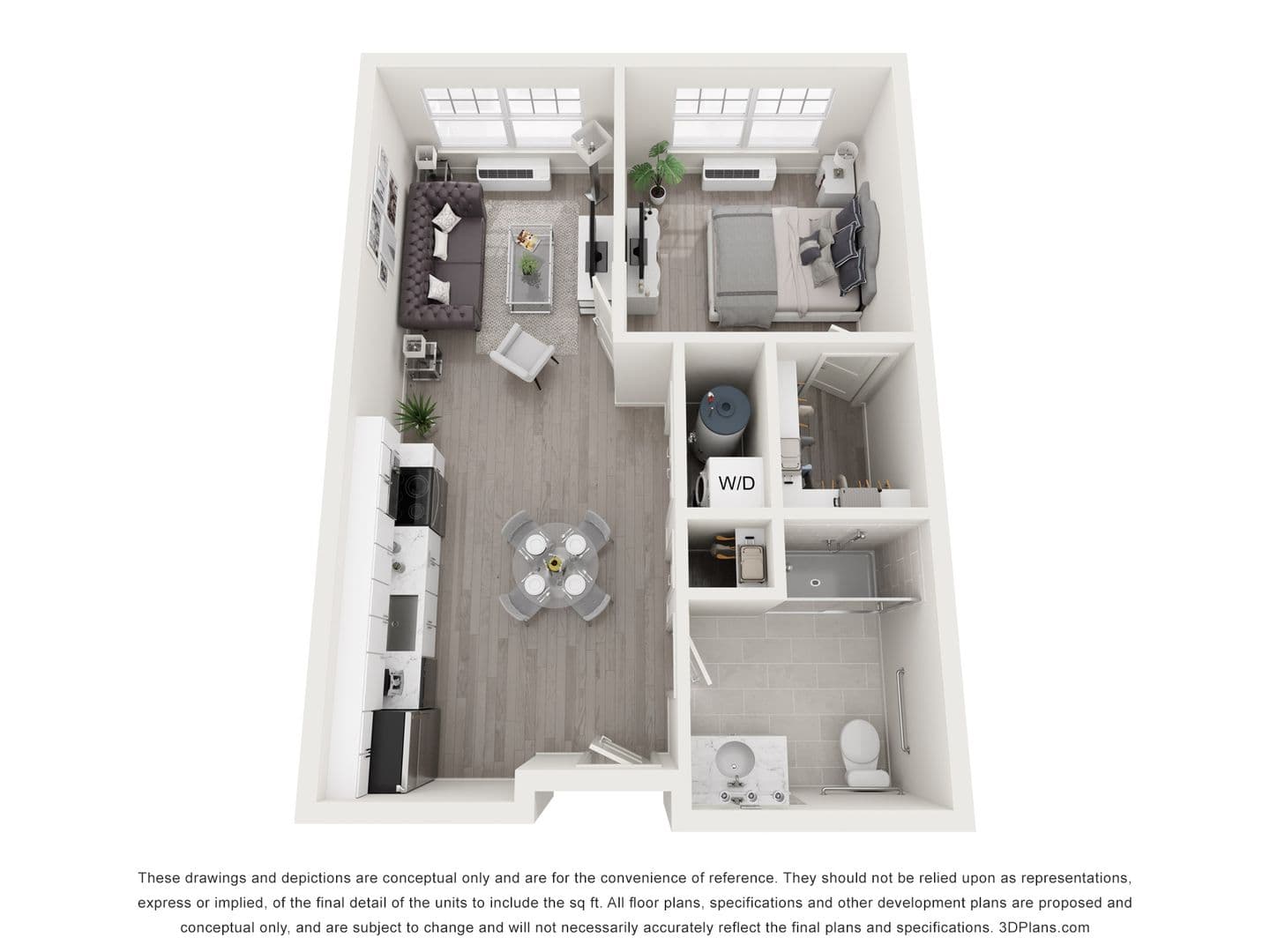 Garfield Apartment: 848 River Drive