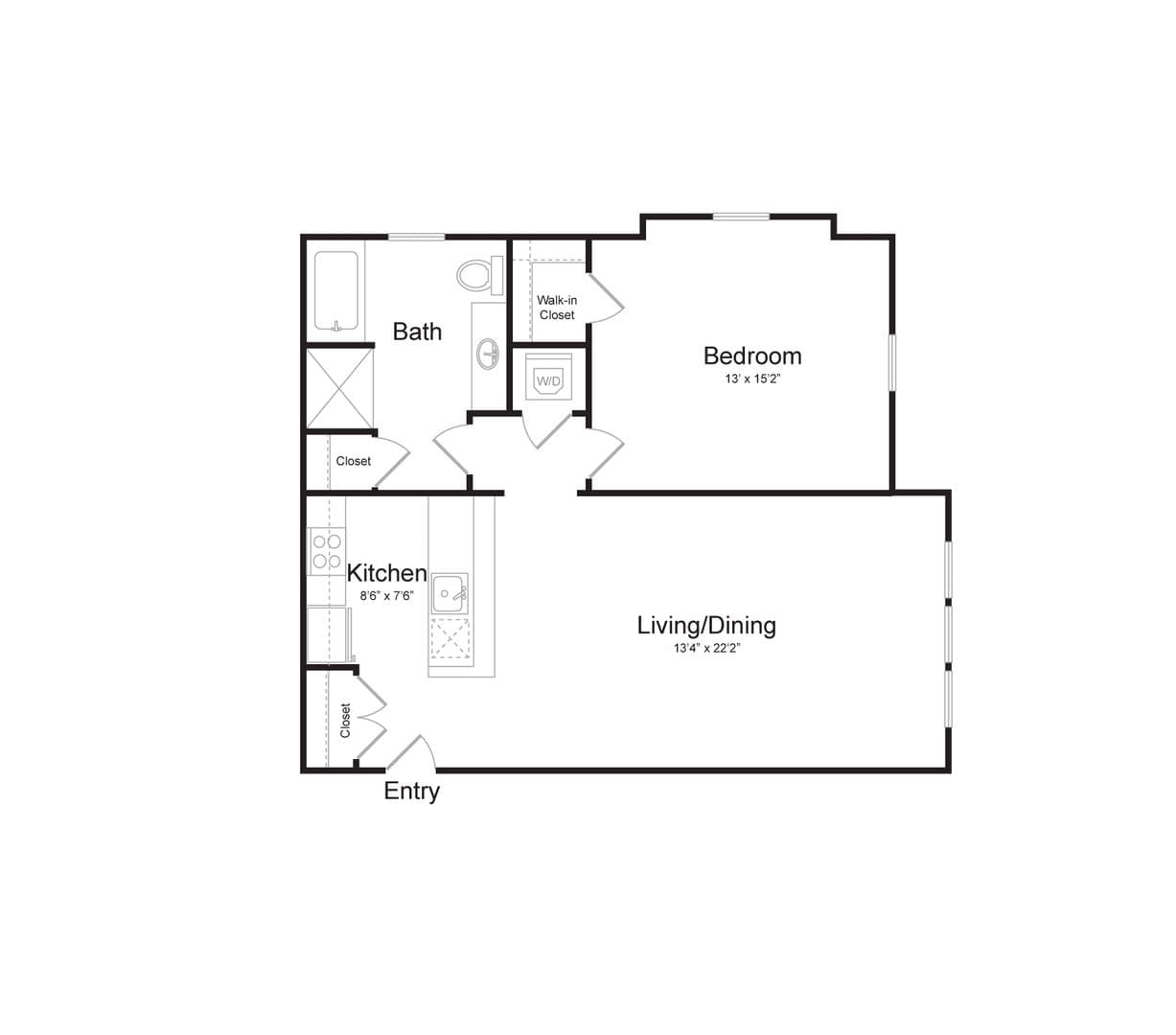 North Bergen Apartment: 1305 Paterson Plank Rd