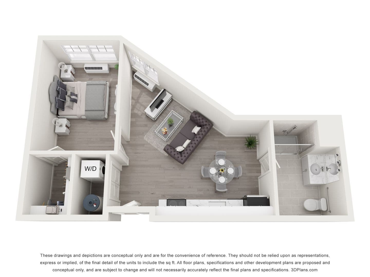 Garfield Apartment: 848 River Drive