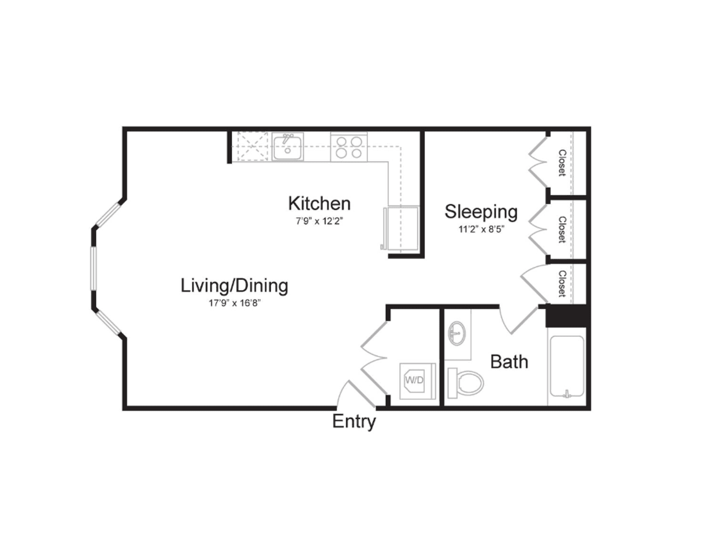 North Bergen Apartment: 1305 Paterson Plank Rd