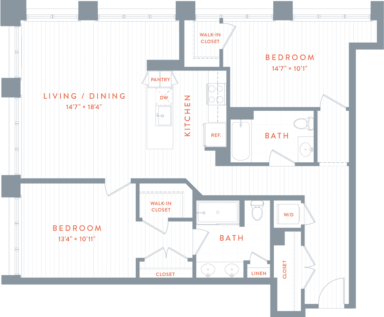 Jersey City Apartment: 23 University Place Blvd