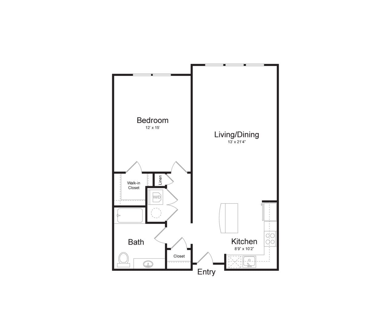 North Bergen Apartment: 1305 Paterson Plank Rd
