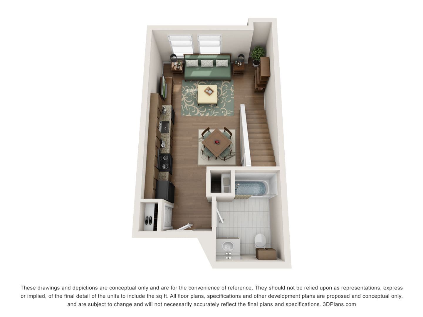 Linden Apartment: 103 S Wood Ave