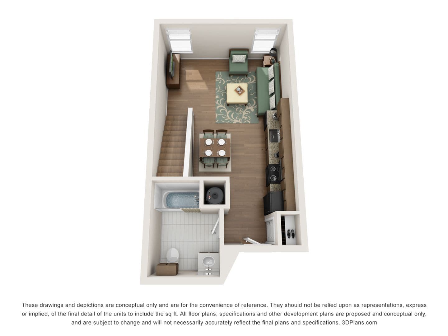 Linden Apartment: 103 S Wood Ave