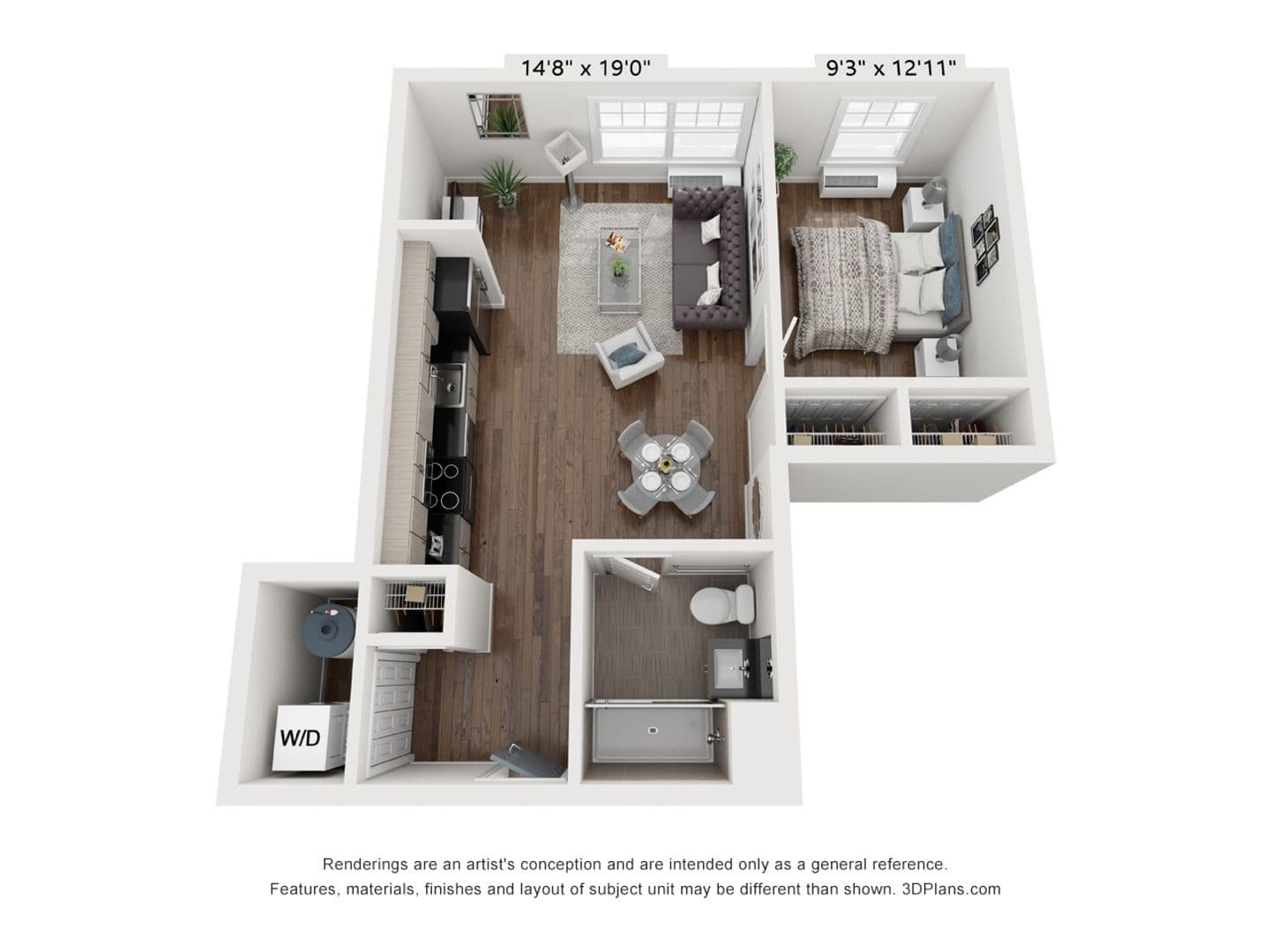 Linden Apartment: 100 S Wood Ave
