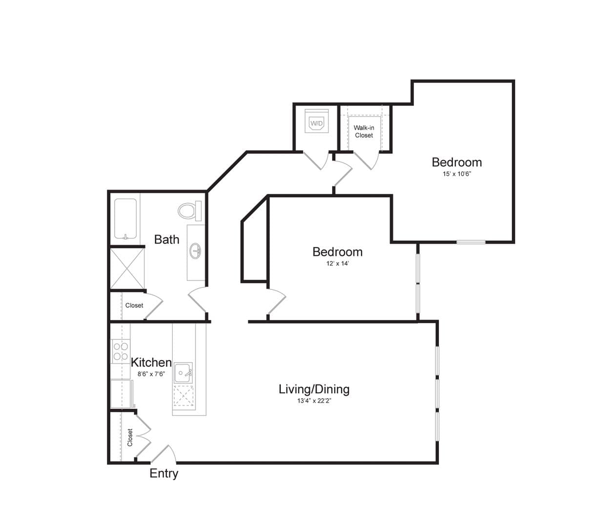 North Bergen Apartment: 1305 Paterson Plank Rd