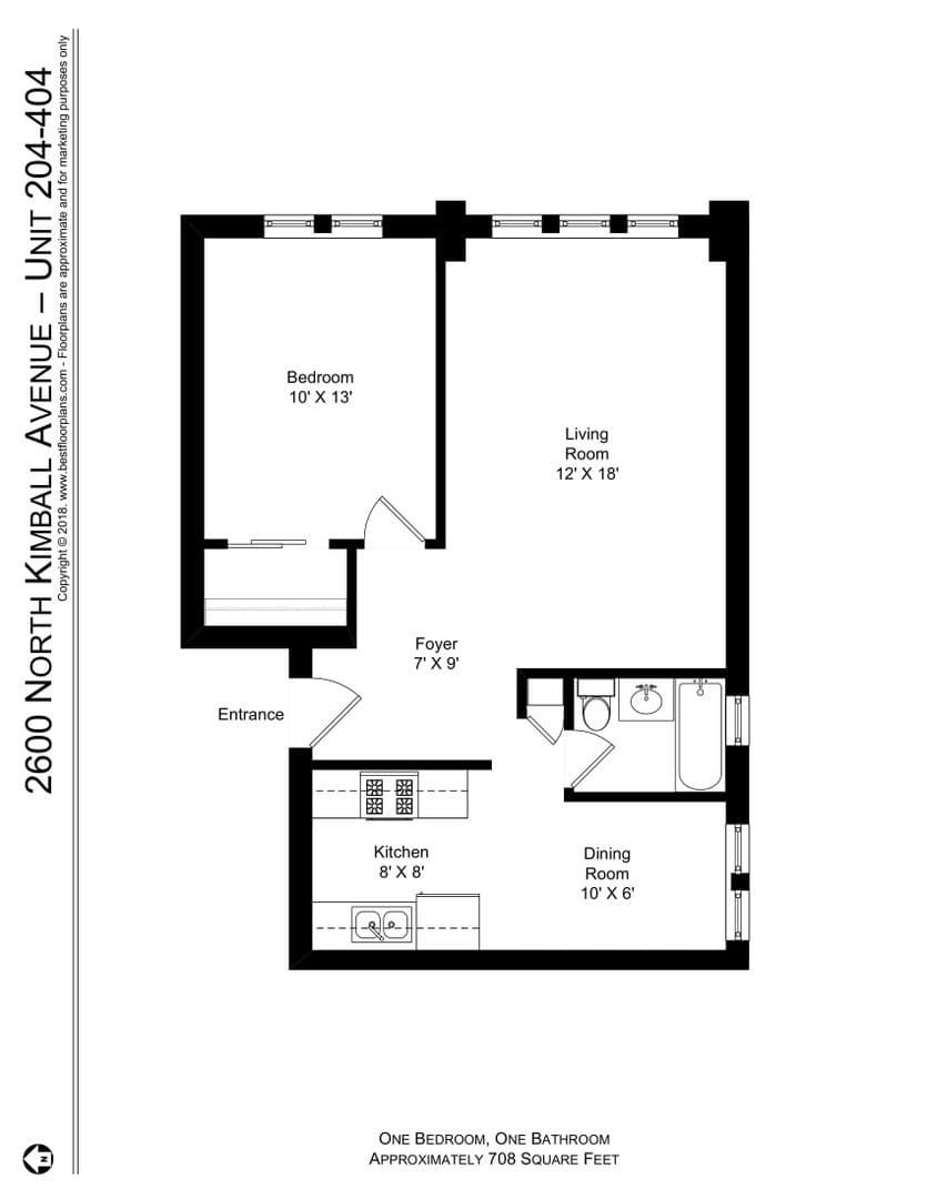 Chicago Apartment: 2600 N. Kimball