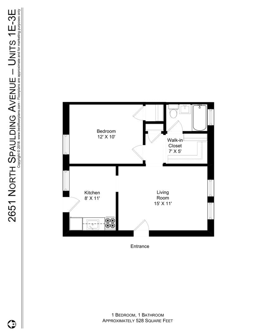 Chicago Apartment: 2647-53 N. Spaulding