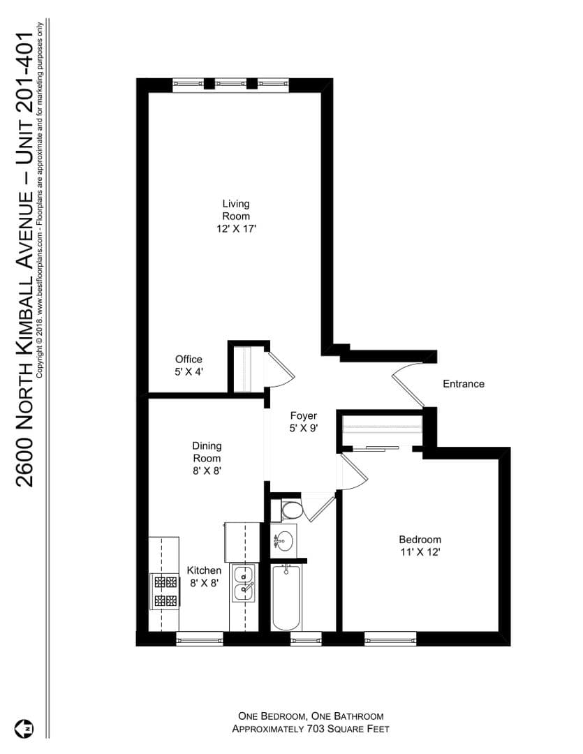 Chicago Apartment: 2600 N. Kimball