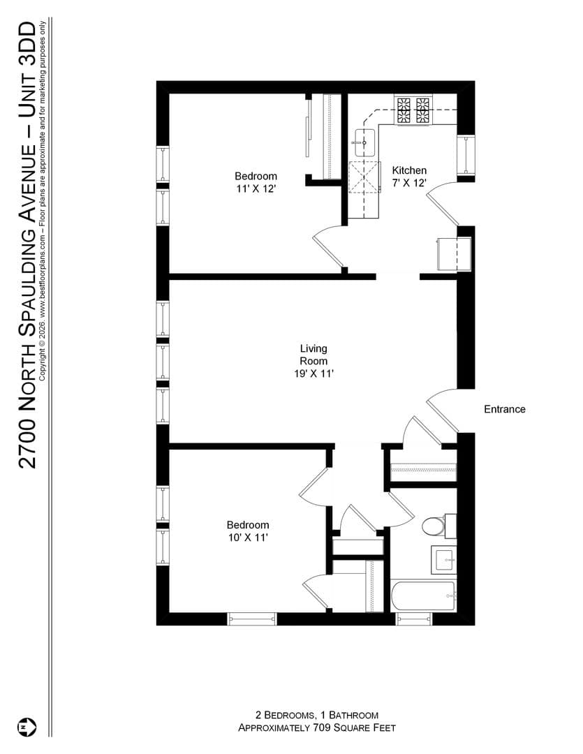 Chicago Apartment: 2700-14 N. Spaulding
