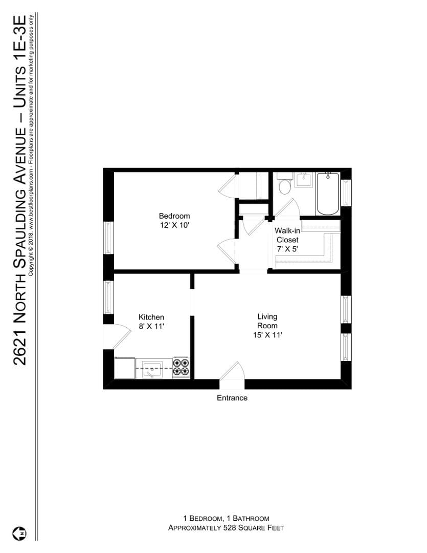 Chicago Apartment: 2615-21 N. Spaulding